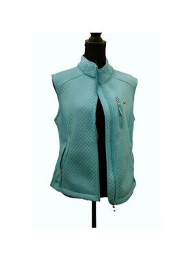 Nike women's running vest fit therma turquoise teal size L